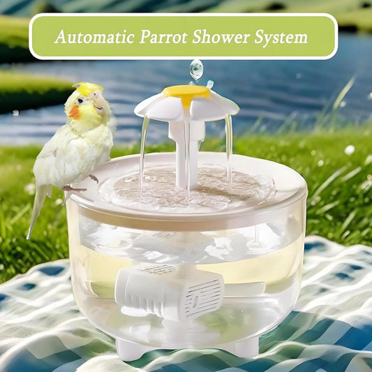 Indoor Bird Bath Fountain Automatic Shower