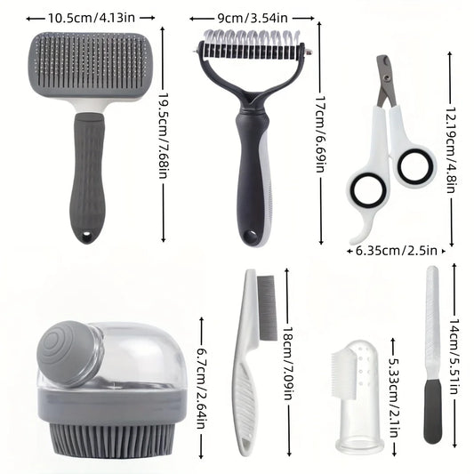 8pcs/set Dog Grooming Kit