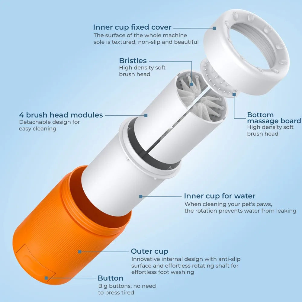 Dog Paw Cleaner Cup Portable