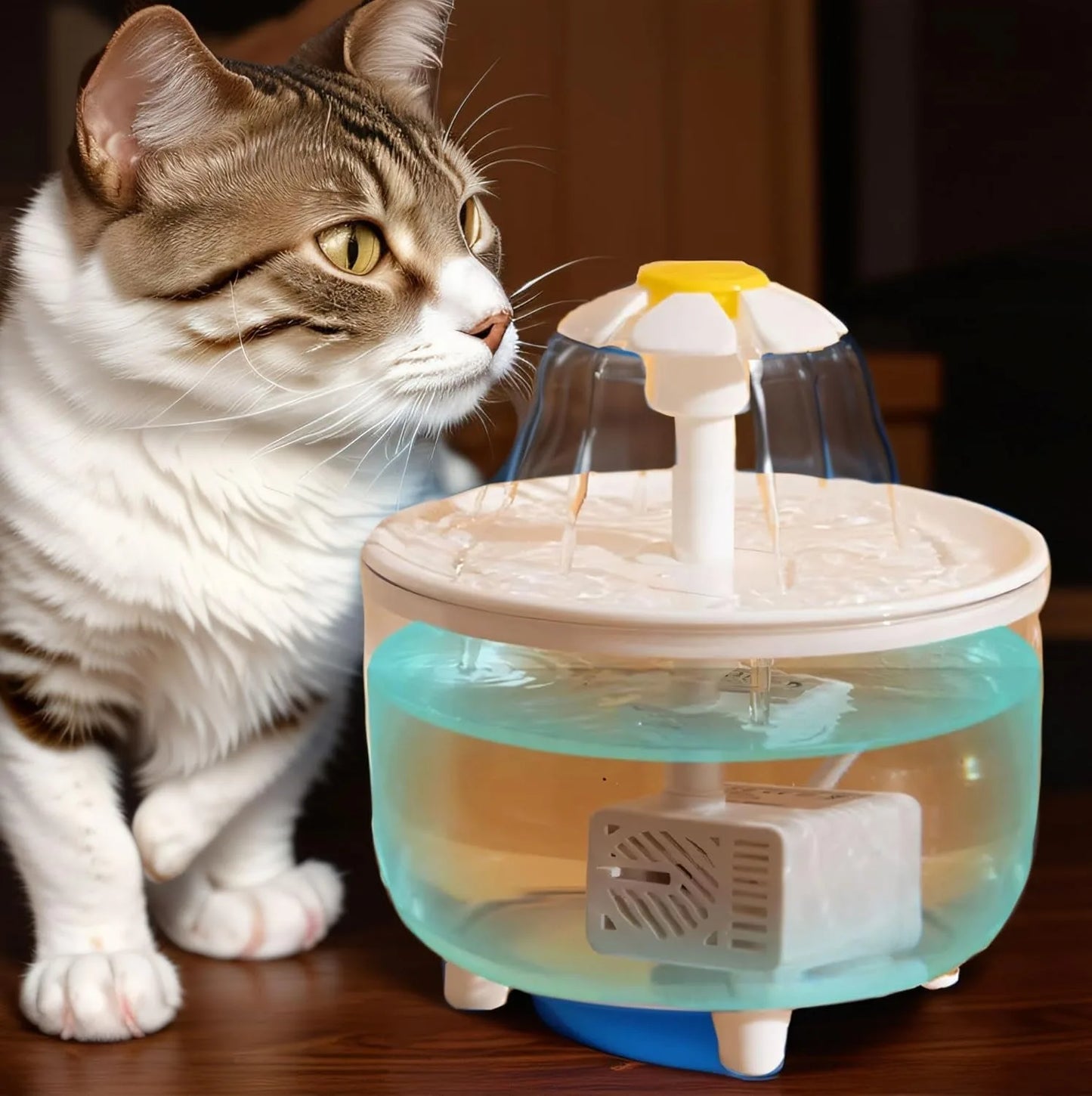 Indoor Bird Bath Fountain Automatic Shower