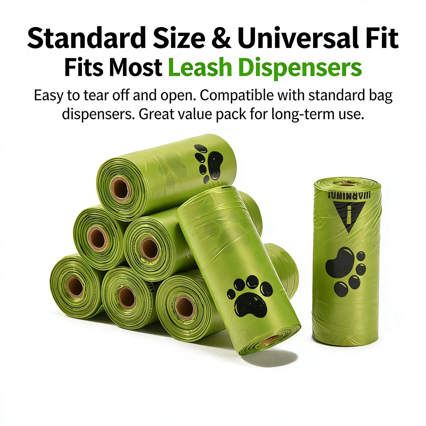 Eco-Friendly Leak-Proof Dog Waste Bags – Heavy Duty Plant-Based Pet Poop Bags