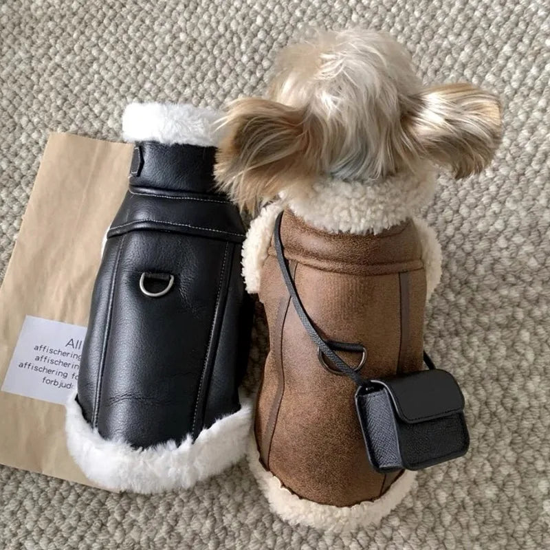 Solid-colored padded dog vest by mypawbloom, featuring a comfortable fit and lightweight design for pets.