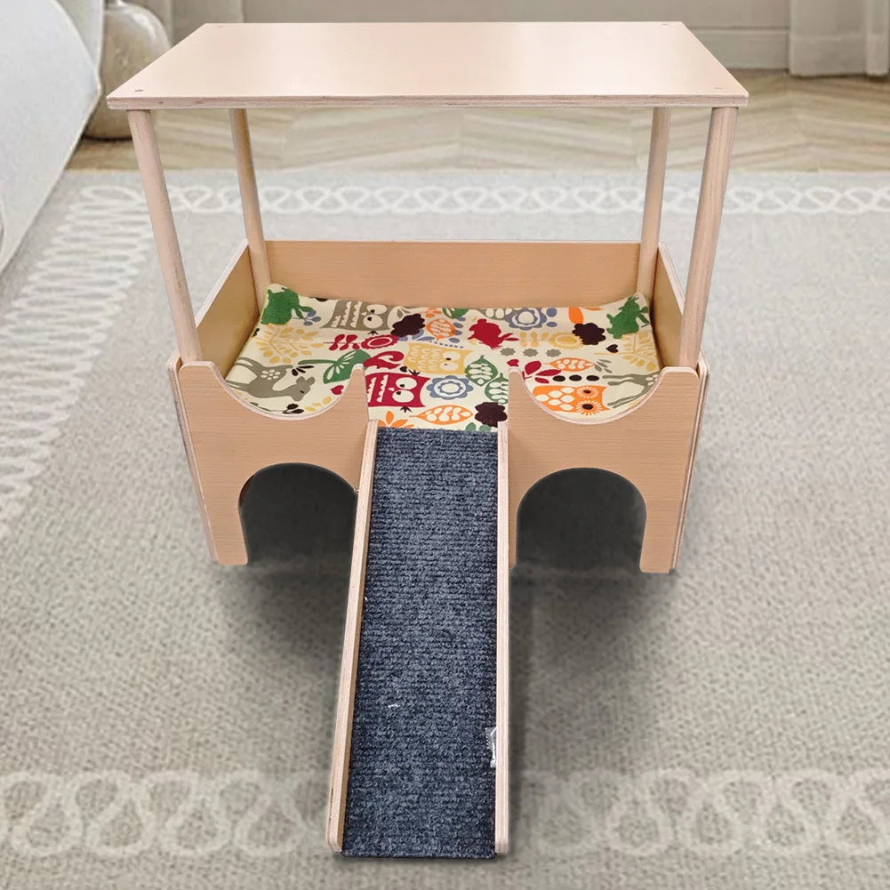 2-Tier Guinea Pig Castle with Stairs