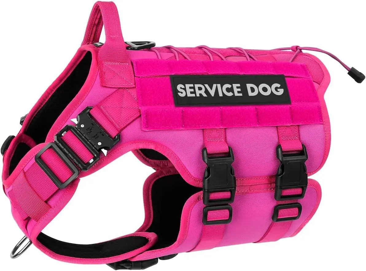 Tactical Dog Harness for Medium Large Dogs, No Pull Emotional Support Vest