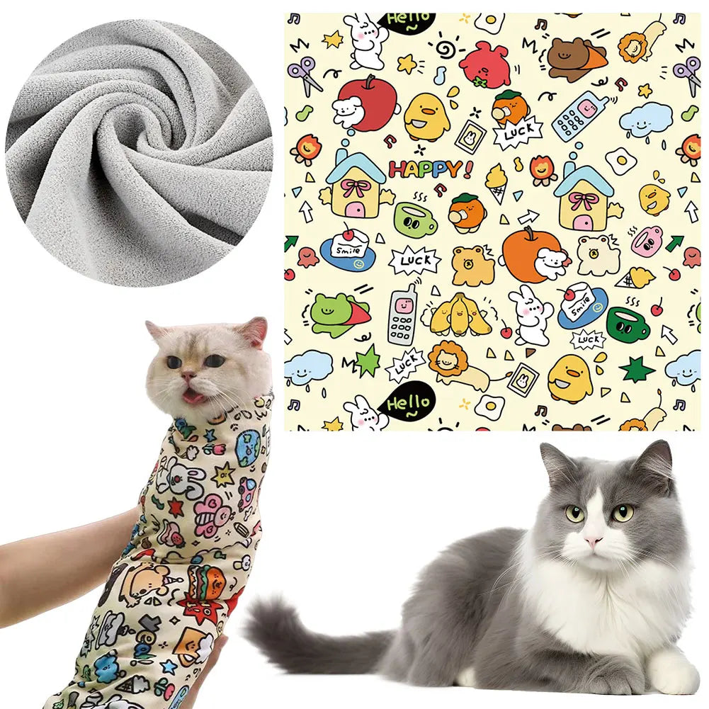 New Cat Restraint Wrap Anti-Scratch
