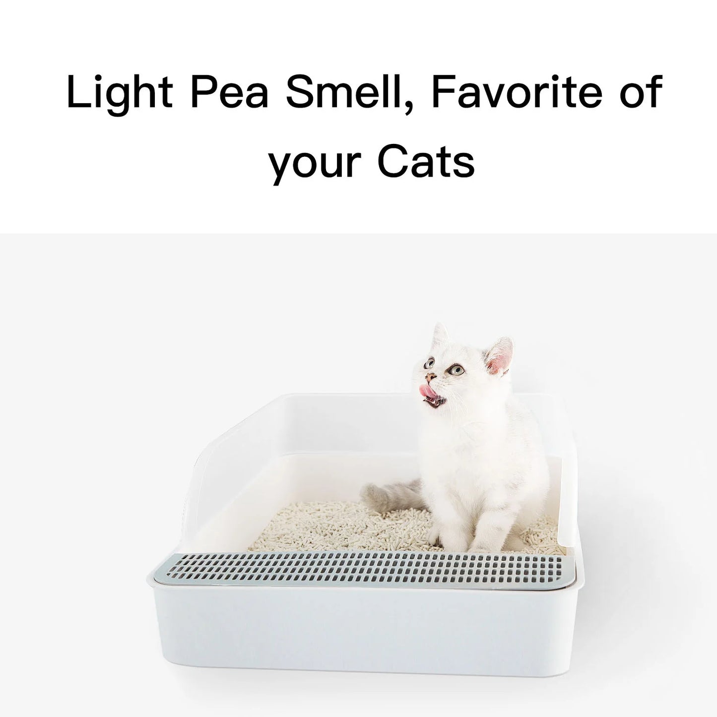Sumlov Tofu Cat Litter by mypawbloom, 33lbs, natural botanical, dust-free, flushable cat litter shown in a clean bag.