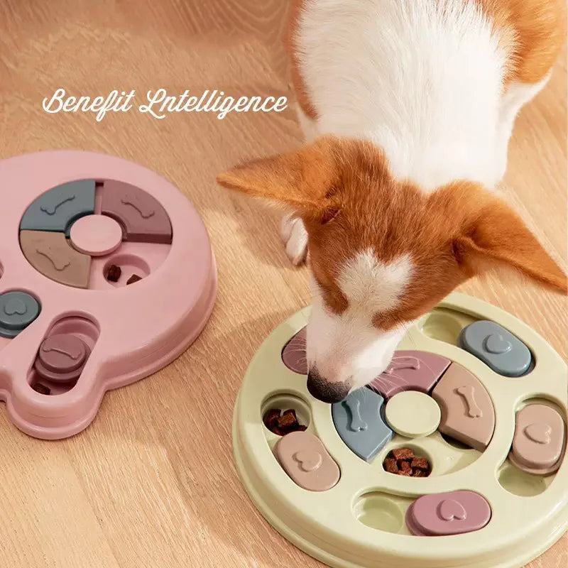 Pet Enrichment Puzzle Toy – Anti-Choke Slow Eating Bowl for Dogs & Cats