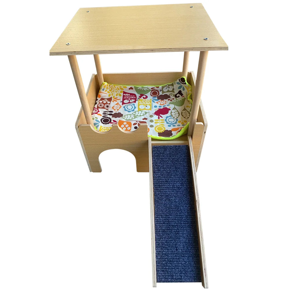 2-Tier Guinea Pig Castle with Stairs