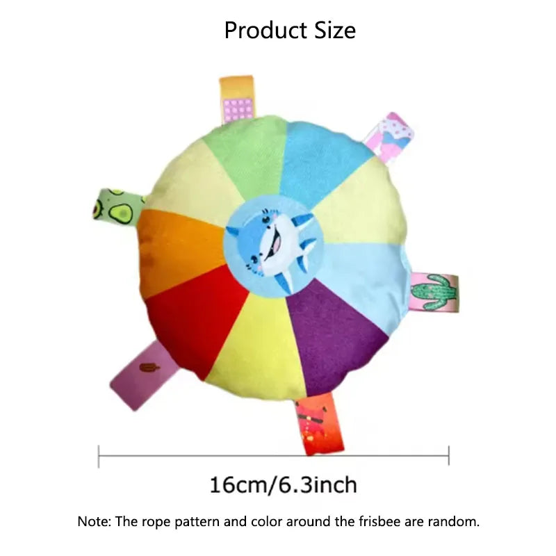 Cartoon Squeaky Plush Dog Toy – Interactive Fleece Comfort Chew