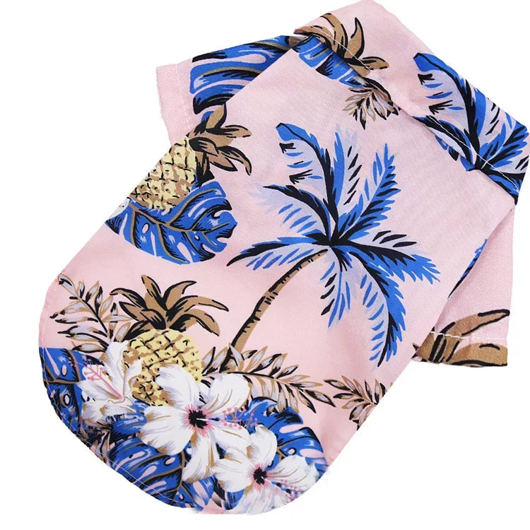 Hawaiian Pineapple Pet Shirt - Spring/Summer
