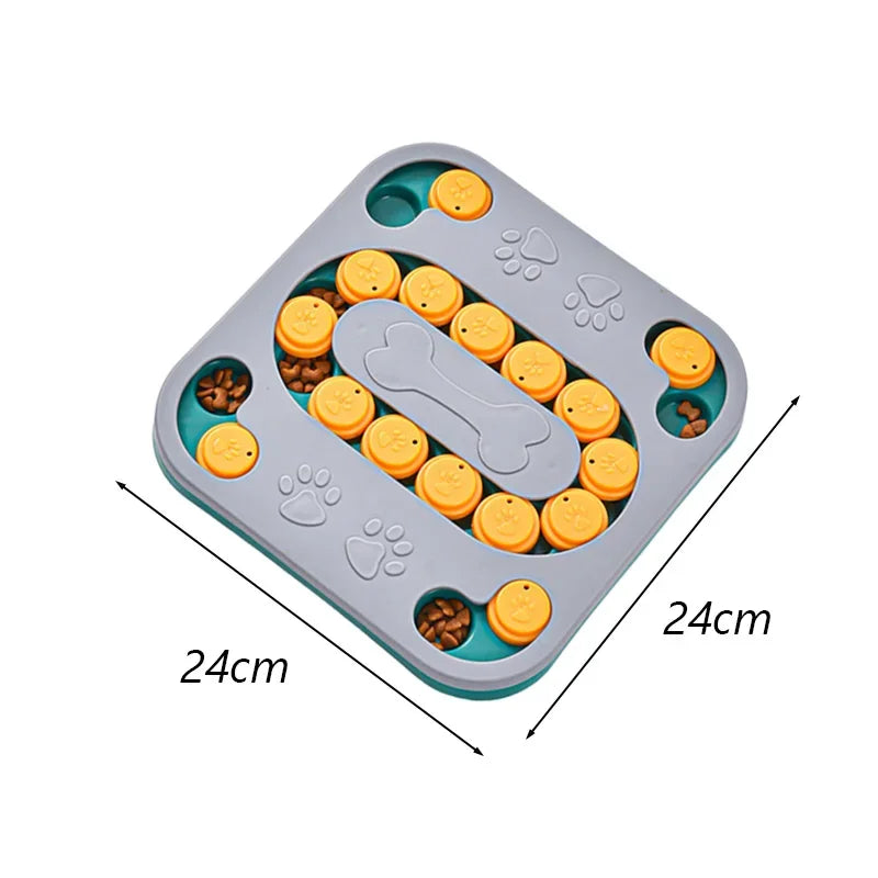 Pet Enrichment Puzzle Toy – Anti-Choke Slow Eating Bowl for Dogs & Cats