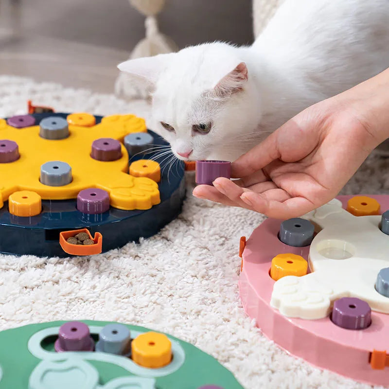 Pet Enrichment Puzzle Toy – Anti-Choke Slow Eating Bowl for Dogs & Cats