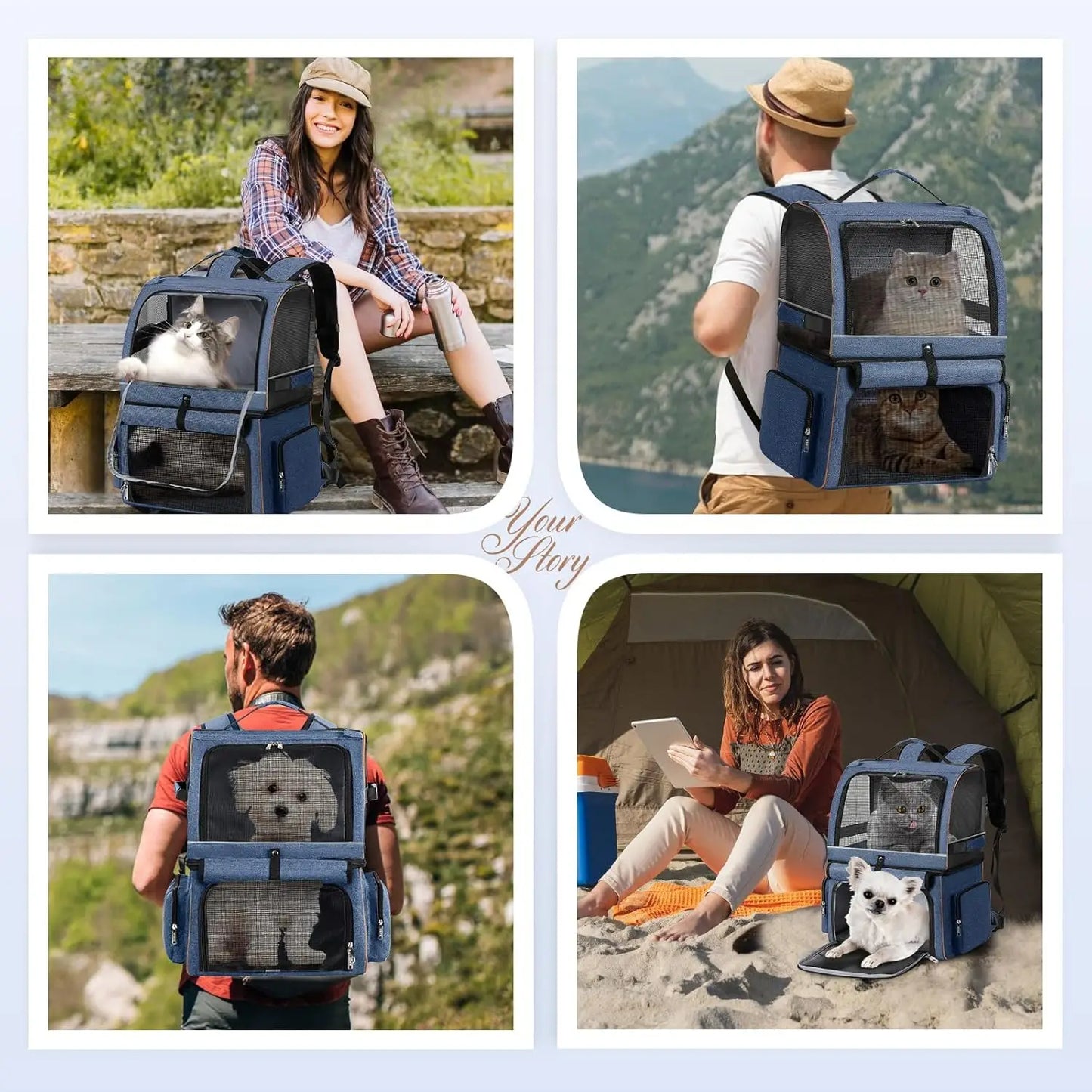 Double-Compartment Backpack Carrier