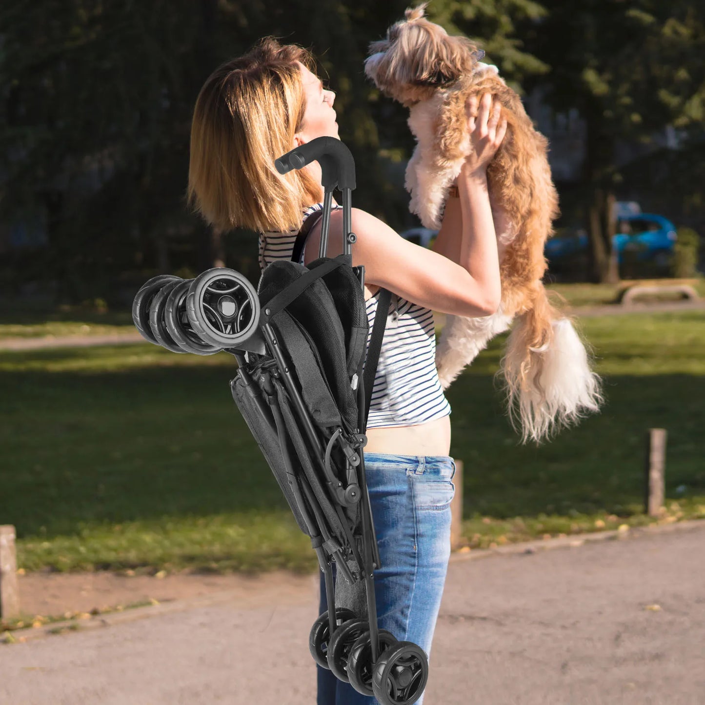 Wedyvko Pet Dog/Cat Stroller