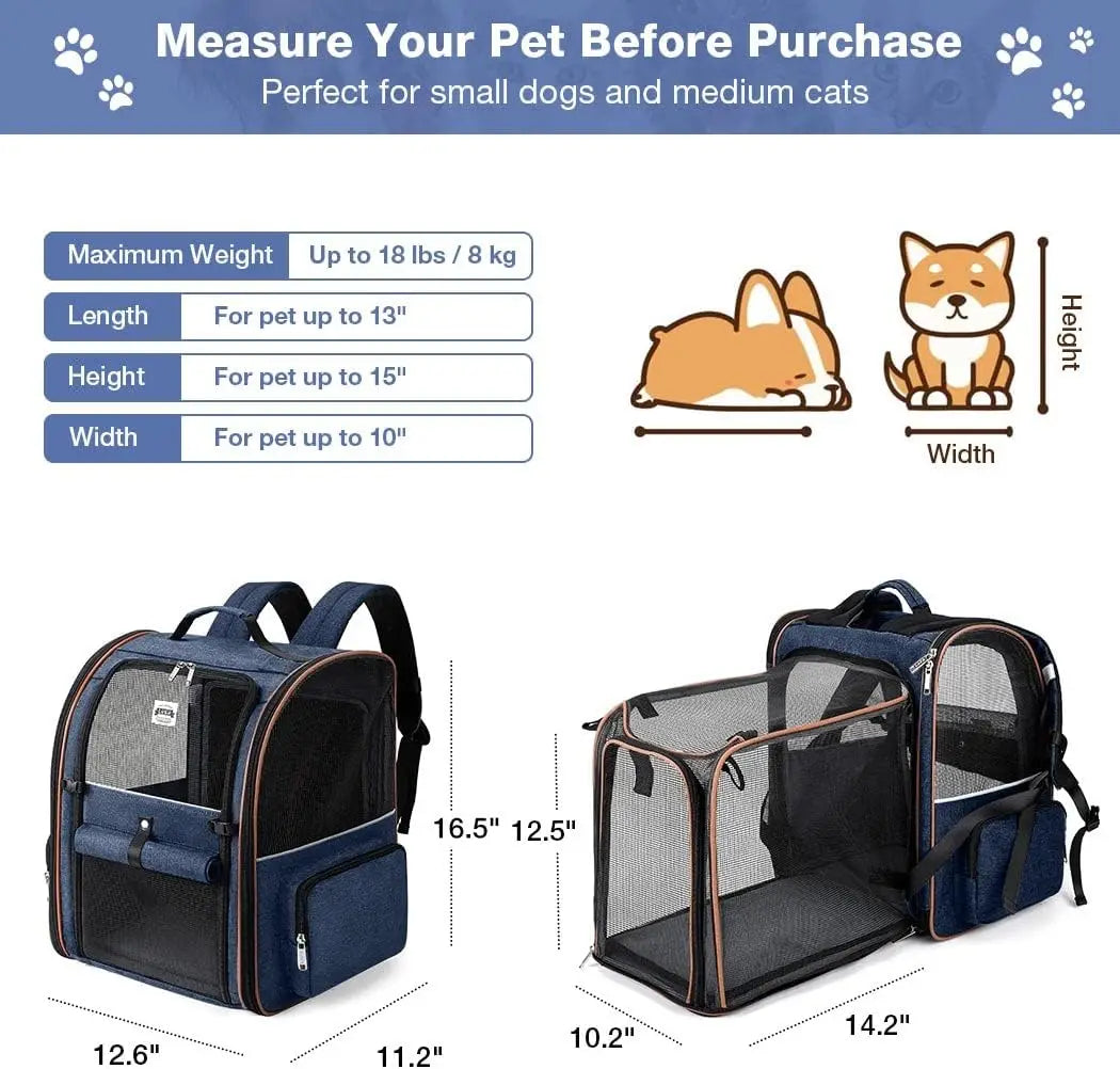 Double-Compartment Backpack Carrier