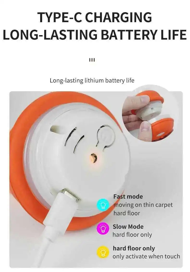 Interactive smart dog toy by mypawbloom featuring a teasing ball designed to engage and entertain pets during playtime.