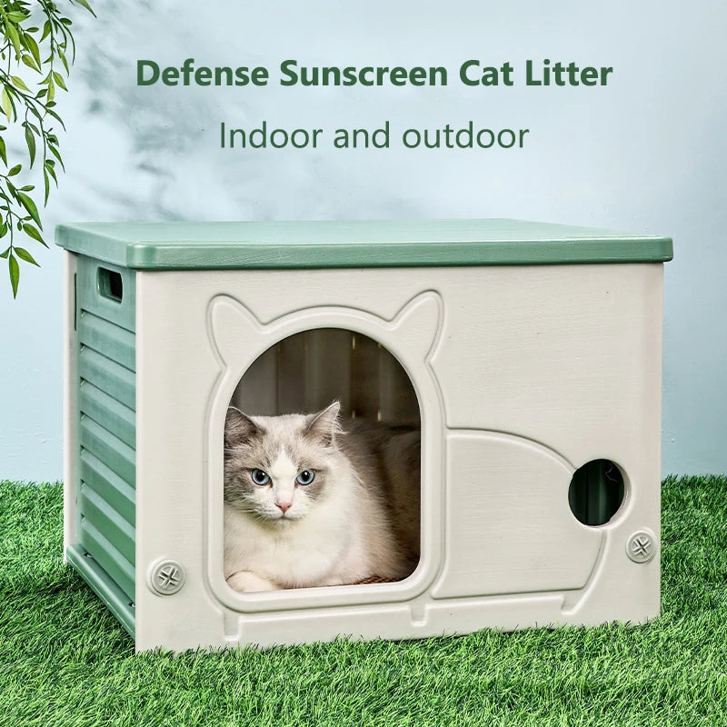 Outdoor Cat House Four Seasons Cat Houses & Condos Rainproof