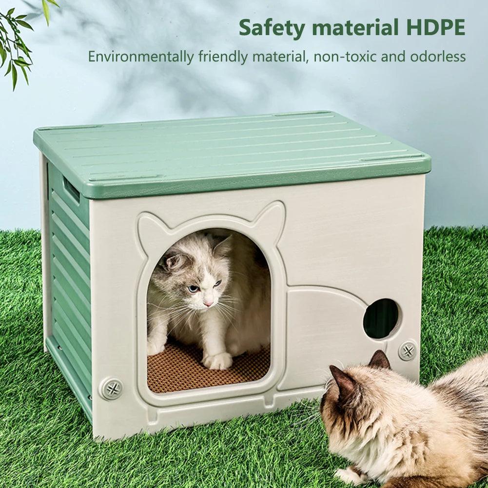 Outdoor Cat House Four Seasons Cat Houses & Condos Rainproof