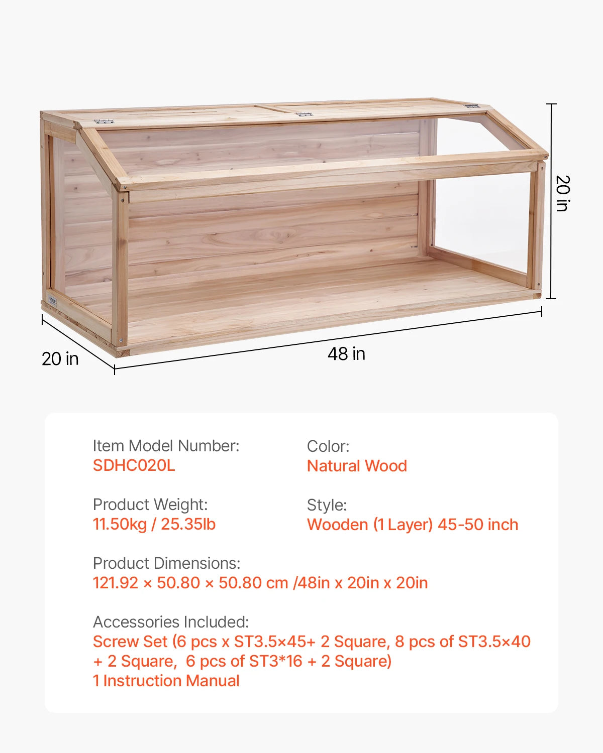 SucceBuy Wooden Hamster Cage 270°
