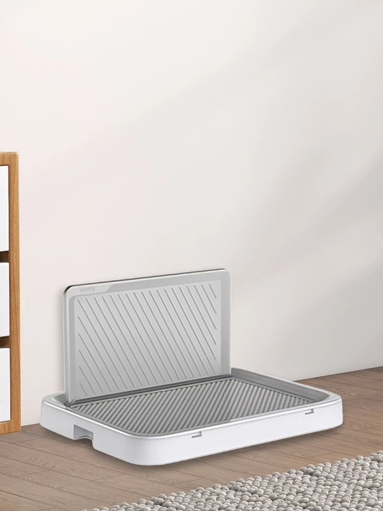 Dog Potty Tray with Pee Wall