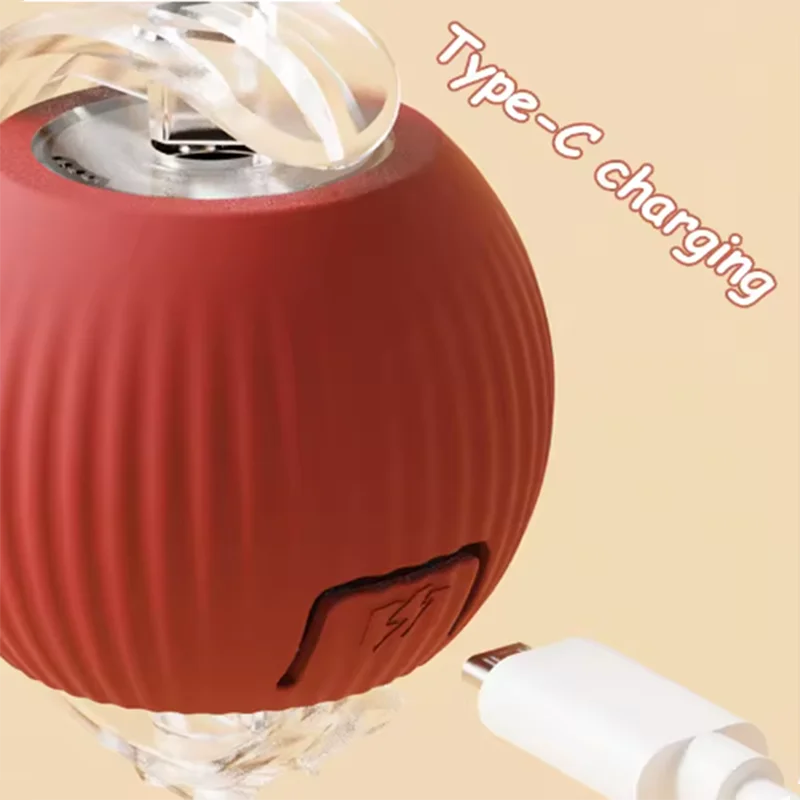 Interactive self-play cat toy with an automatic teaser ball by mypawbloom, designed to entertain cats with moving features.
