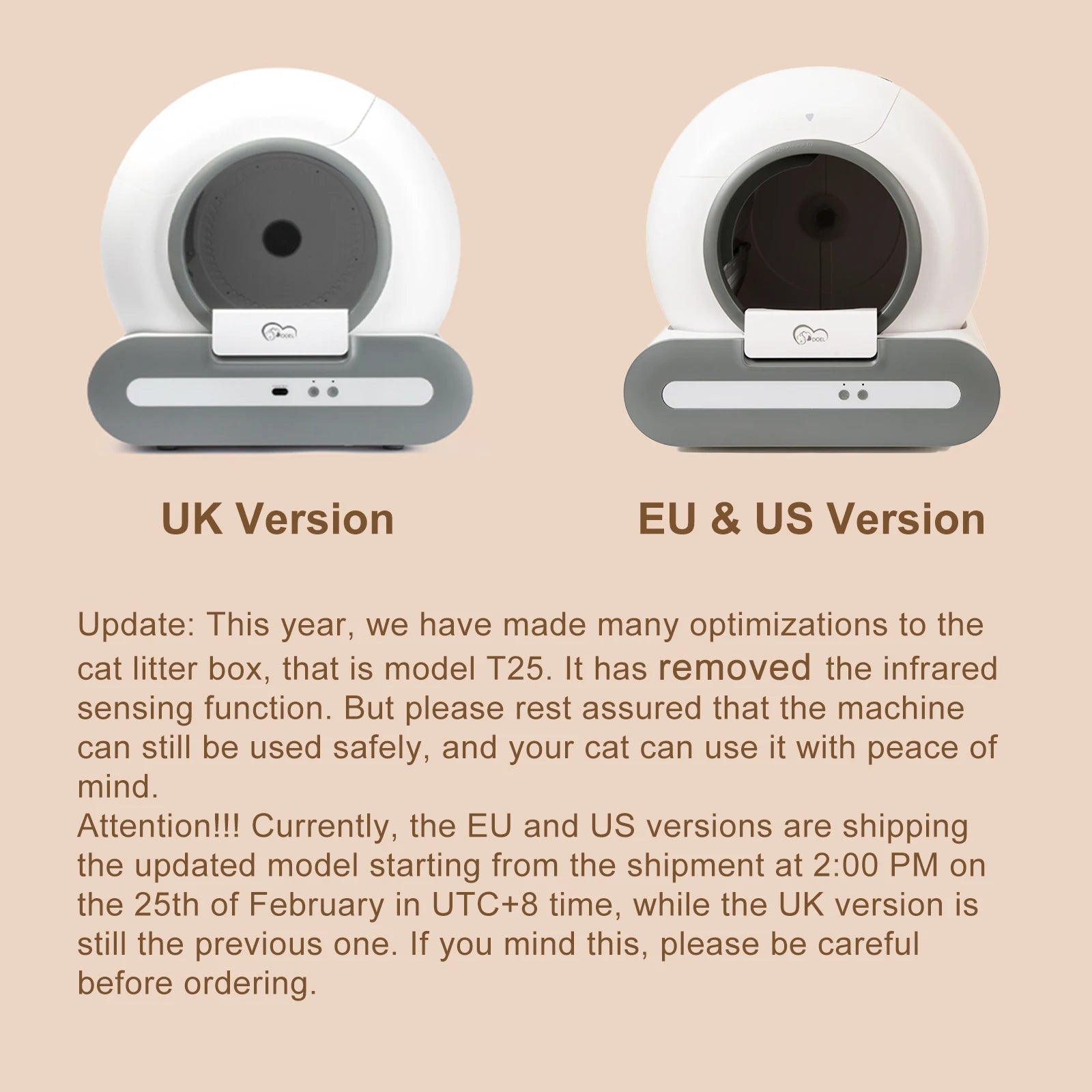 Mypawbloom DOEL 65L self-cleaning cat litter box with app control, featuring a spacious design and 2.4G WiFi connectivity.