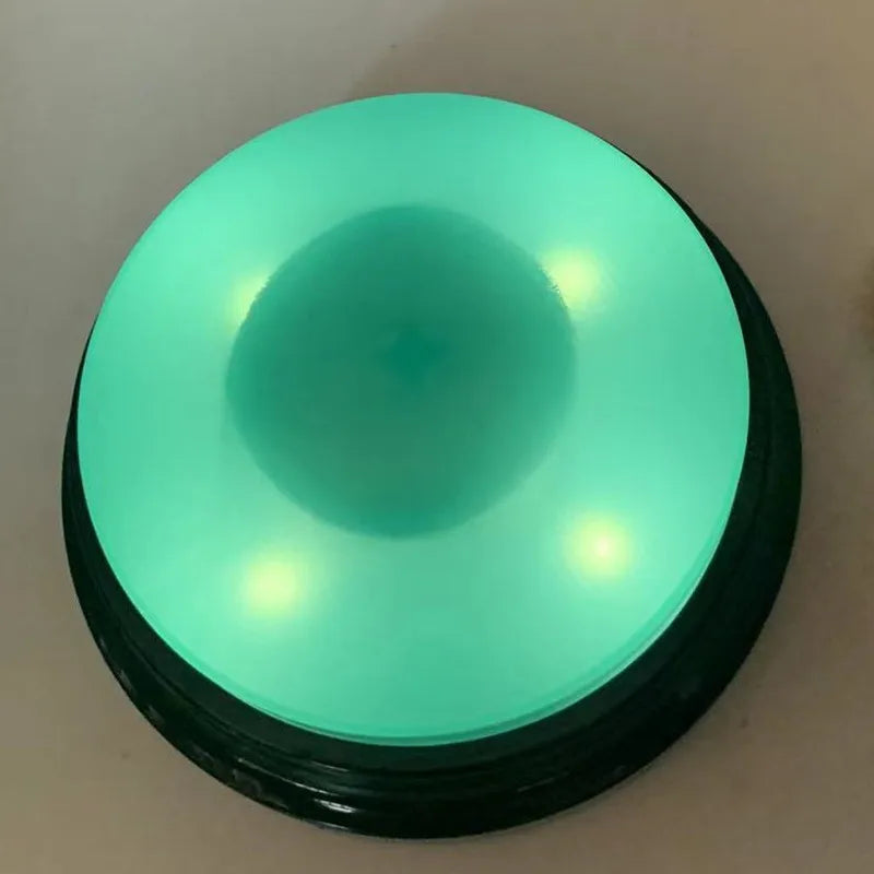 Dog communication button, pet training recording button