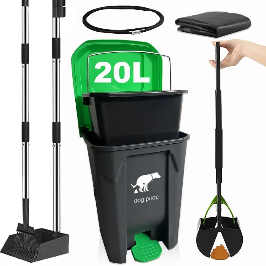 Large Dog Pooper Scooper for yard 20L
