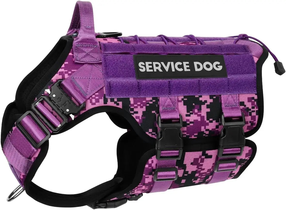 Tactical Dog Harness for Medium Large Dogs, No Pull Emotional Support Vest
