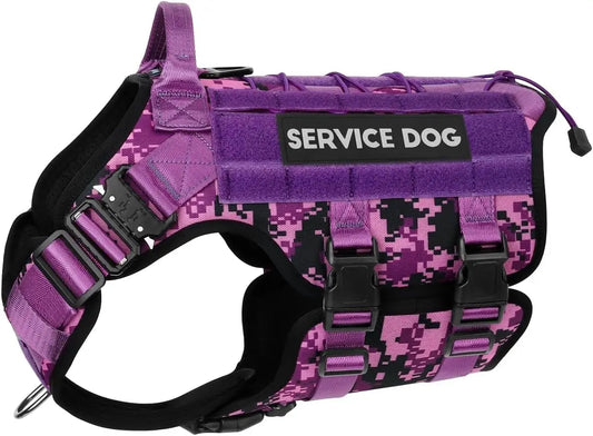 Tactical Dog Harness for Medium Large Dogs, No Pull Emotional Support Vest