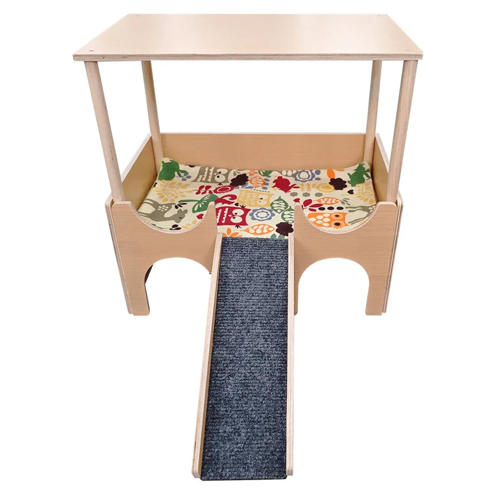 2-Tier Guinea Pig Castle with Stairs