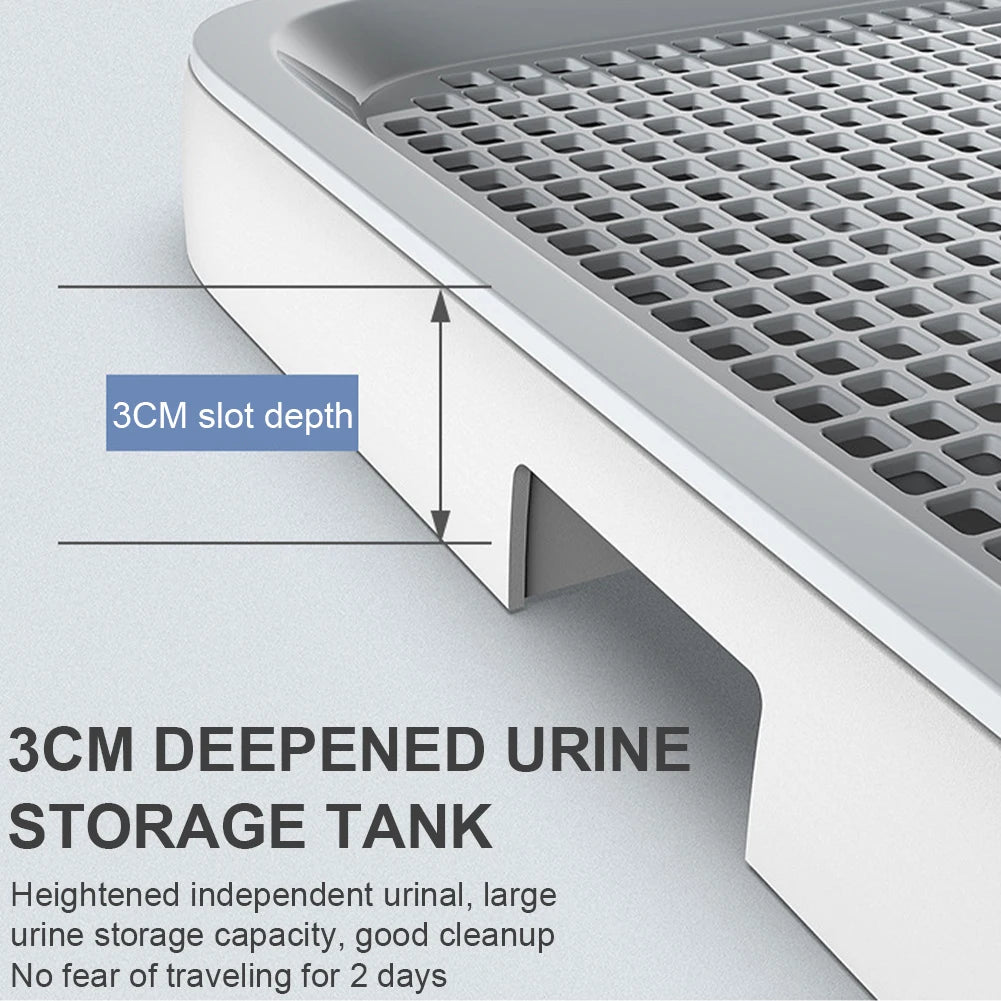 Dog Potty Tray with Pee Wall