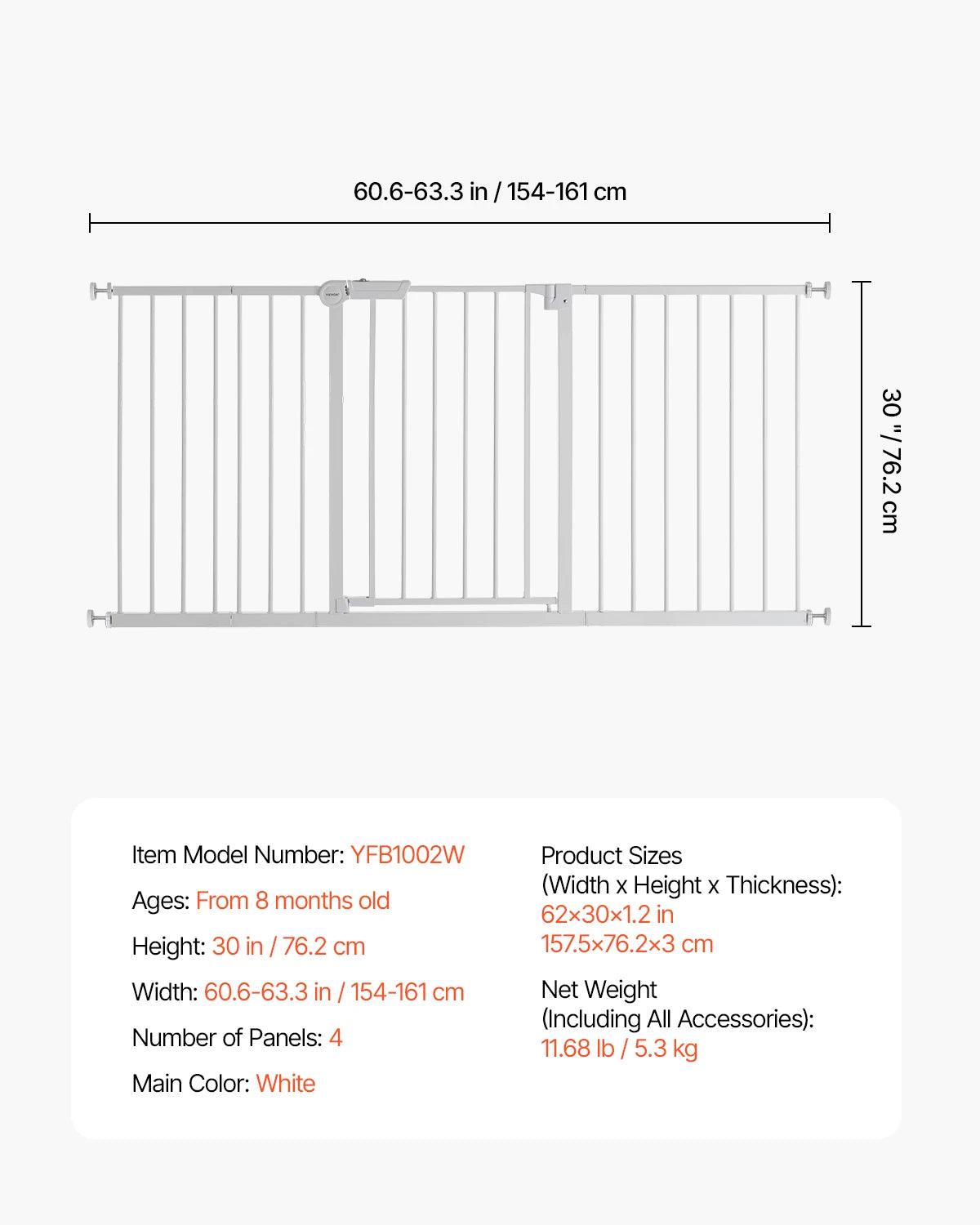 Mypawbloom adjustable metal dog gate in black, 28 to 36 inches high, with easy walk-through design for pet safety.