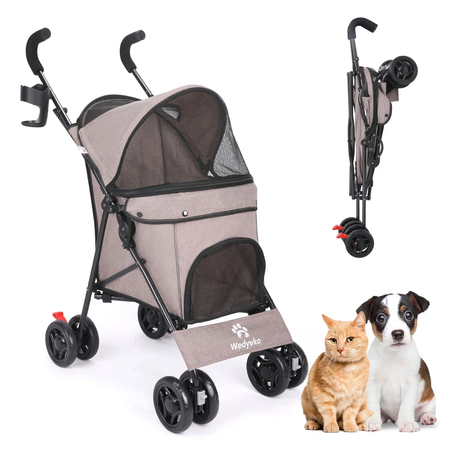 Wedyvko Pet Dog/Cat Stroller