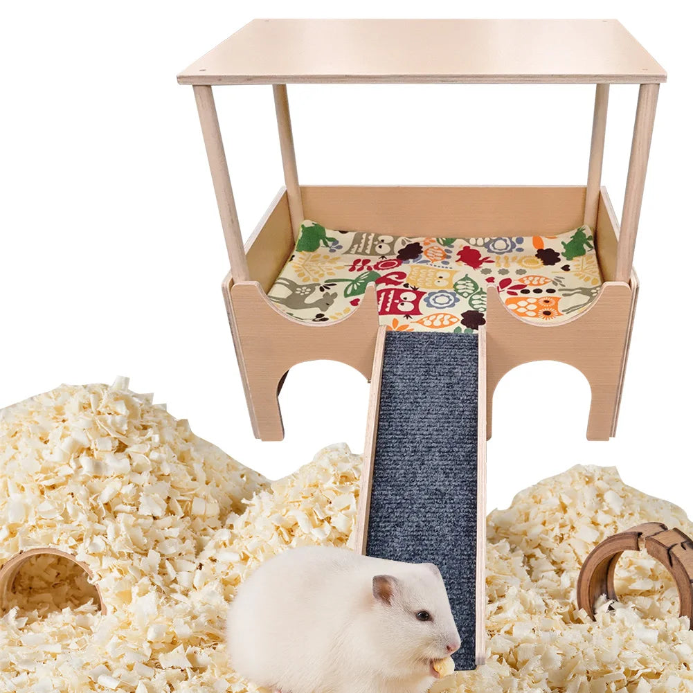 2-Tier Guinea Pig Castle with Stairs