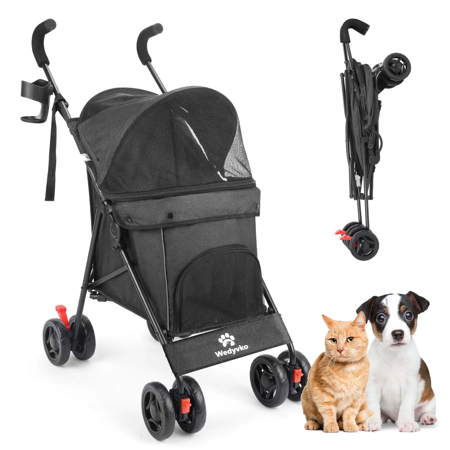 Wedyvko Pet Dog/Cat Stroller