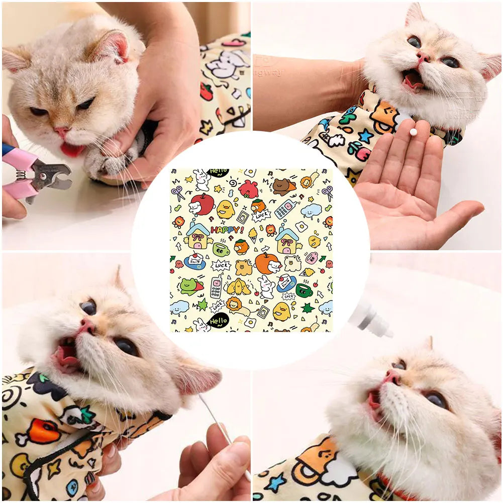 New Cat Restraint Wrap Anti-Scratch