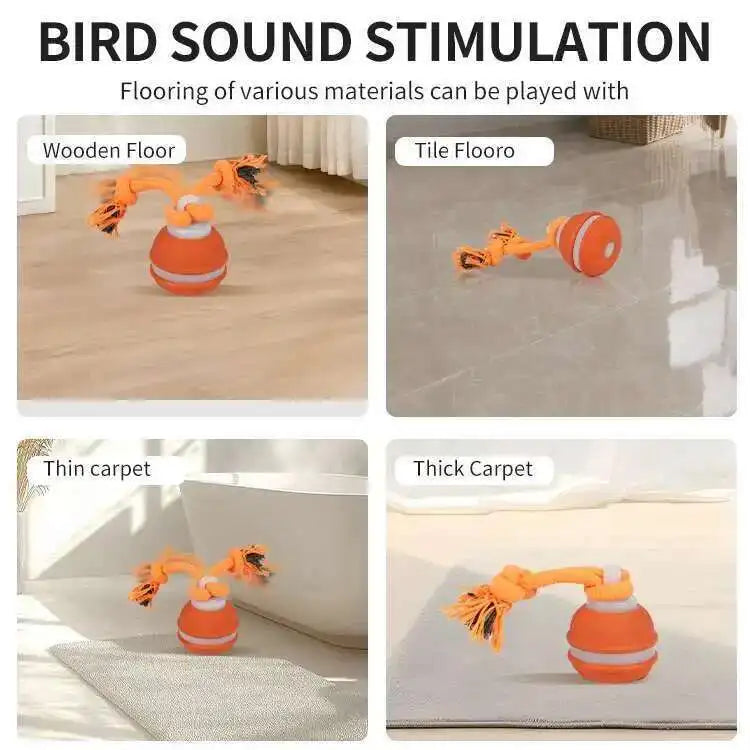 MyPawbloom smart dog toy with an interactive teasing ball for engaging play and mental stimulation for dogs.
