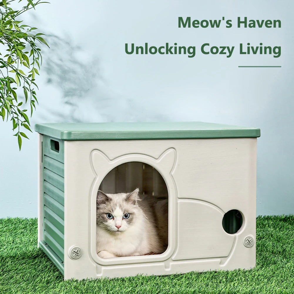 Outdoor Cat House Four Seasons Cat Houses & Condos Rainproof