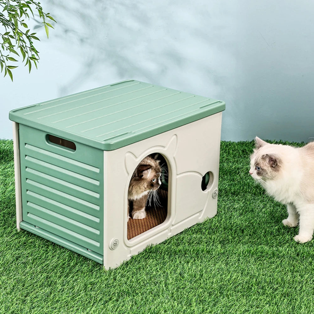 Outdoor Cat House Four Seasons Cat Houses & Condos Rainproof
