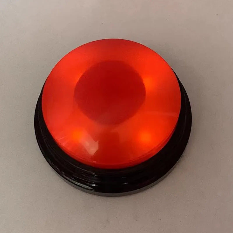 Dog communication button, pet training recording button