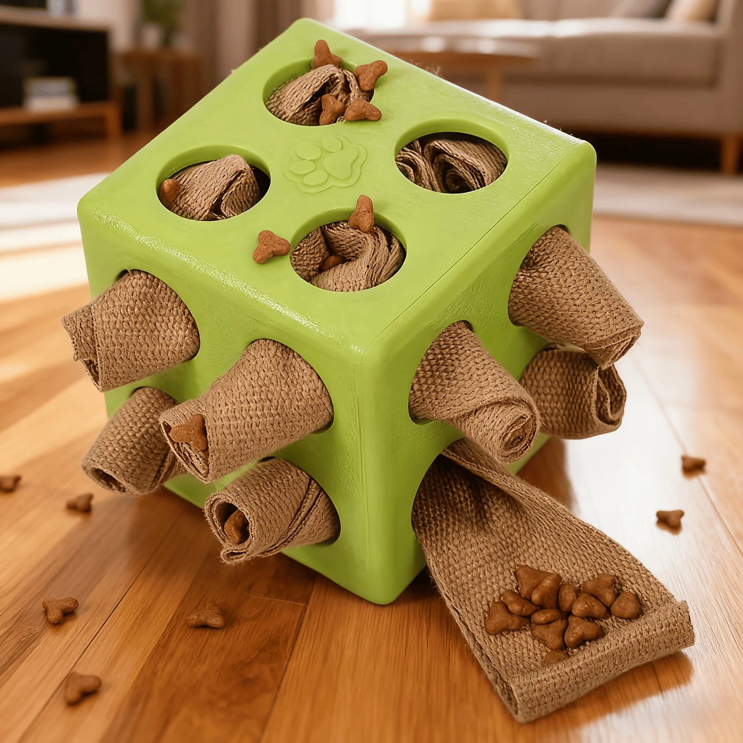 Enrichment Dog Puzzle Mat – Smart Slow Feeder Toy for Boredom Relief