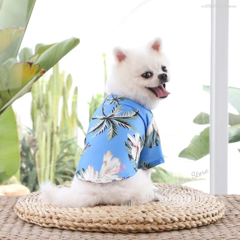 Hawaiian Pineapple Pet Shirt - Spring/Summer