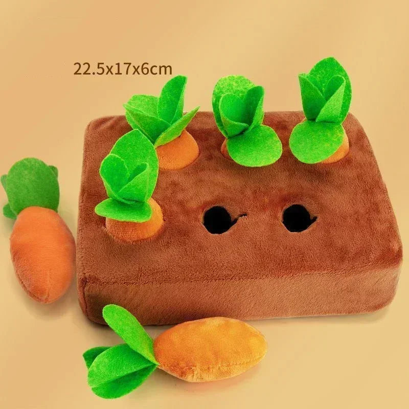 Innovative Dog Toys Snuffle Mat for Pet Plush Carrot Toy