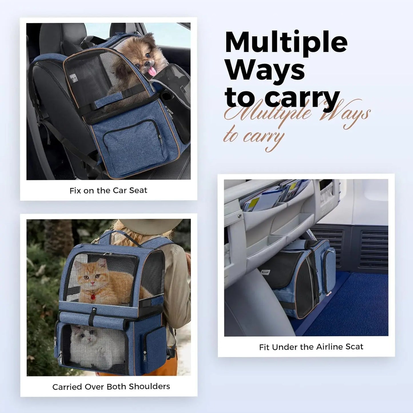 Double-Compartment Backpack Carrier