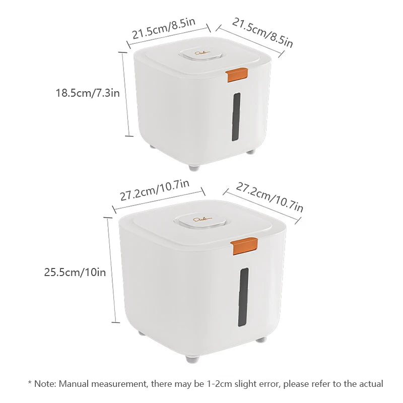Mypawbloom pet food storage container with airtight lid, durable plastic bin for keeping pet food fresh and organized