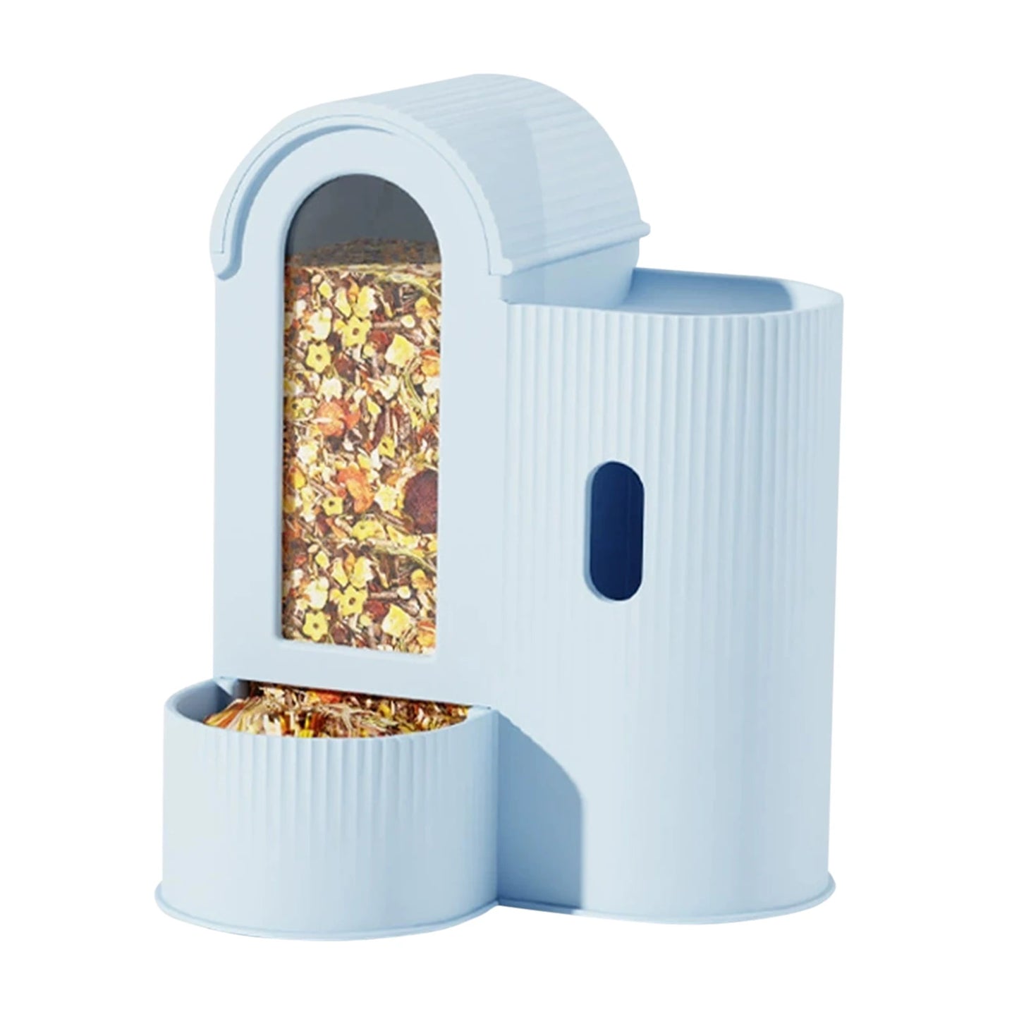 2-in-1 Automatic Food Bowl Large Capacity Hamster Feeder