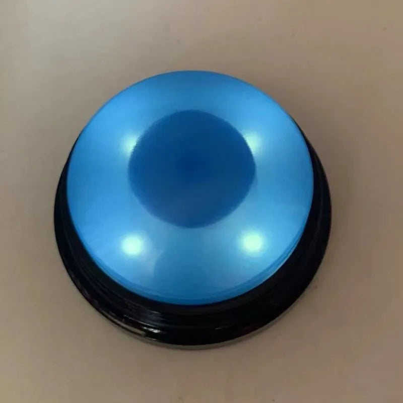 Dog communication button, pet training recording button