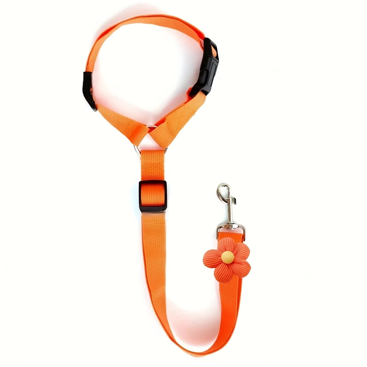 Adjustable Dog Seat Belt Buckle – Secure Travel Safety Tether