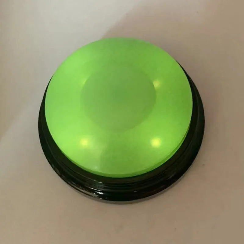 Dog communication button, pet training recording button